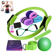 Pilates Essentials Kit for Women,Better Me Pilates Kit,Pilates Rings Booty Bands Yoga Ball,Yoga Sets for Women - Complete Set of 11 Accessories,Pilates Equipment for Home Workouts