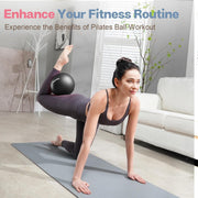 Small Exercise Ball, 9 Inch Mini Pilates Ball, Anti Burst and Slip Resistant Mini Yoga Ball for Stability, Fitness, Physical Therapy, Stretching & Core Strength Workout at Home Gym & Office