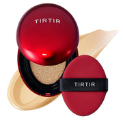 TIRTIR Mask Fit Red Cushion Foundation | Full coverage, Weightless, Skin fit, Satin Glow Finish, Korean Makeup, beauty, Tattoo cover up, Buildable (#29N Natural Beige, 0.63 Fl Oz)