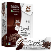 NuGo Dark Chocolate Pretzel and Sea Salt, 12g Protein Bar, Vegan, Gluten Free, Non-GMO, Kosher Pareve, 24 Count