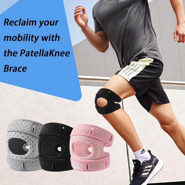 Knee Brace for Women/ Men, 2025 New Upgraded Extended Edition Knee Braces, Adjustable Knee Support, Patellar Tendon Support Strap, Knee Wraps for Pain Relief for Meniscus Tear Knee Pain Arthritis Pain Injury Recoverys(Gray)