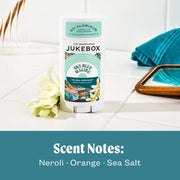 Jukebox Natural Deodorant and Soap Pack for Women– Sky Blue Malibu Scent– Neroli, Orange, Sea Salt- 5 Pack