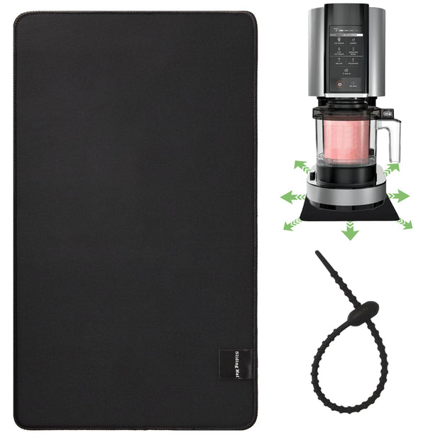 Sliding Pad for Ninja NC501 CREAMi Ice Cream Maker,Professional Ice Cream Machine Slider Mat,Ice Cream Maker Accessories,Quickly Slide the Ice Cream Makers on Table(13.78"x8.66")
