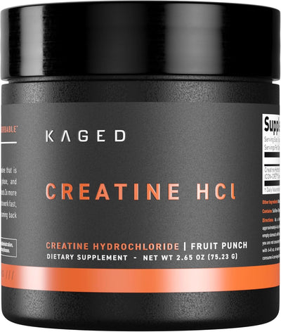 Kaged Creatine HCl Powder, Fruit Punch, Supports Muscle Growth and Recovery, Patented Creatine Hydrochloride Formula, Easy Digestion and Enhanced Muscle Absorption, 75 Servings