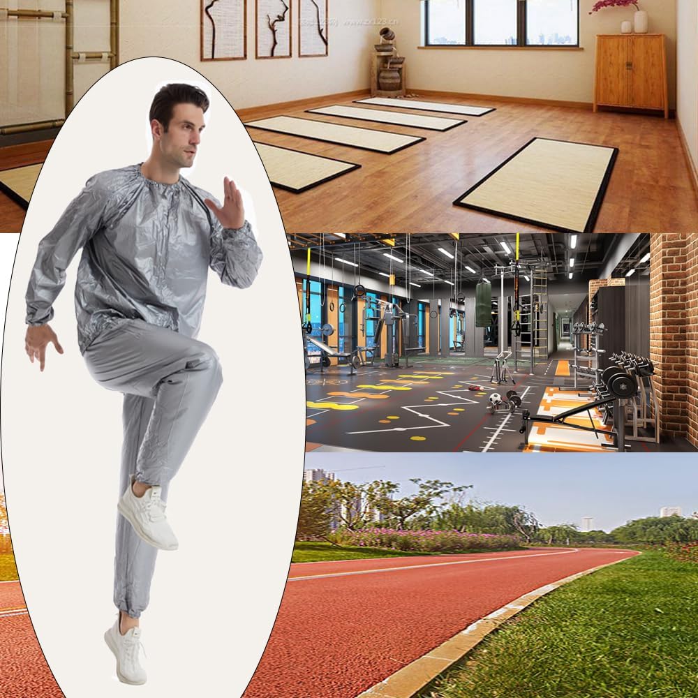 DawnBreak Sauna Sweat Suit for Women/Men Exercise Weight Loss Gym Fitness Workout