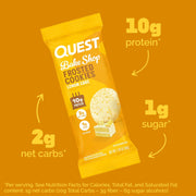 Quest Nutrition Frosted Protein Cookies Twin Pack, Lemon Cake, 1g Sugar, 10g Protein, 1g Net Carbs, Gluten Free, 16 Cookies