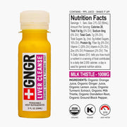 +GNGR Immunity Booster Organic Ginger and Turmeric Shot - Cold Pressed Ginger Shots with Turmeric, Cayenne Pepper, Orange, Lemon for All Natural Immune & Digestive Support (2 Oz, Pack of 12)