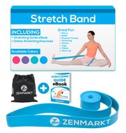 Zenmarkt Ballet Stretch Bands for Flexibility and Strength - Stretch Bands Ideal to Have as Dance Equipment in Every Competition - Suitable for Gymnastics, Cheerleading, and Pilates Training
