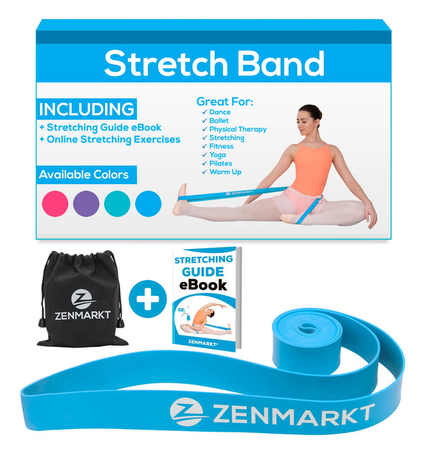 Zenmarkt Ballet Stretch Bands for Flexibility and Strength - Stretch Bands Ideal to Have as Dance Equipment in Every Competition - Suitable for Gymnastics, Cheerleading, and Pilates Training