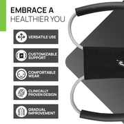 PRIMEKINETIX PostureMedic Dynamic Posture Brace for Neck and Back Support -For Enhanced Shoulder Alignment, Posture Improvement & Stretching- M(Blue)