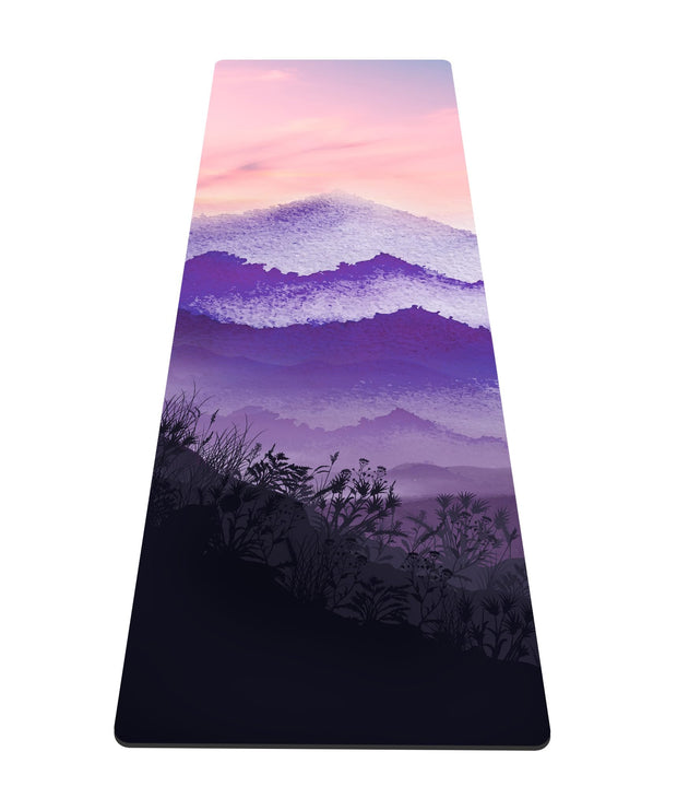 nuveti Yoga Mat Print Extra Thick TPE Non Slip Fitness Exercise Mat with Carrying Bag,72"x24" Extra Thick 6MM Exercise & Workout Mat for Yoga, Pilates Fitness and Floor Exercises