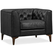 POLY & BARK Essex Sofa in Full-Grain Pure-Aniline Italian Tanned Leather in Cognac Tan