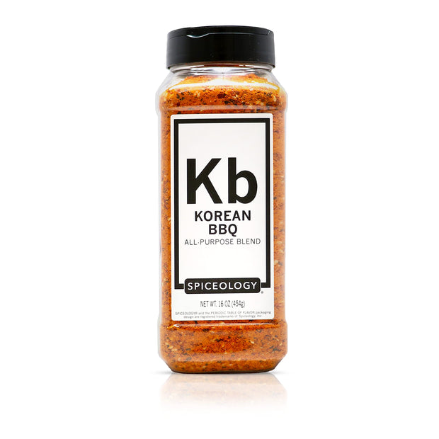Spiceology – Korean BBQ Seasoning – Sweet & Savory Asian Rub with Gochugaru, Sesame, Soy – Great for BBQ, Bulgogi, Ramen, Stir Fry, Steak, Pork & Chicken – Korean Spice Blend & Dry Rub – 16 oz