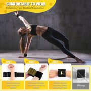 Wrist Ankle Weights Bangles 4lb/2lb for Women, Adjustable Silicone Pilates Weights Bracelet, Heavy Duty Fasteners Wearable Arm & Leg Weights for Yoga, Pilates, Barre, Walking and Gym (Set of 2)
