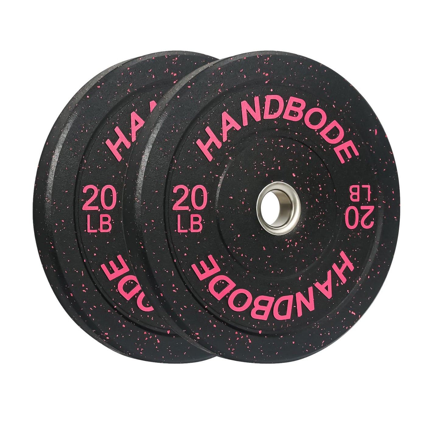 2-Inch Bumper Plates High Bounce, Olympic Weight Plate Set 45/100/160/190/260/300lb, Barbell Weight Plates Set for Home Gym, Colored Weights Rubber Strength Training Plate for Weight Lifting