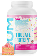 RAW Whey Isolate Protein Powder, Vanilla Oatmeal Cookie (CBUM Itholate Protein) - 100% Grass-Fed Sports Nutrition for Muscle Growth & Recovery - Low-Fat, Low Carb, Naturally Flavored - 25 Servings