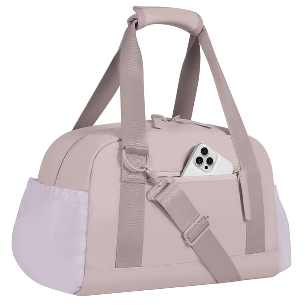 Small Gym Bag 14 inch for Women & Men Mini Gym Duffel Bag with Wet Compartment Waterproof Travel Duffle Bag for Sports Workout Dance