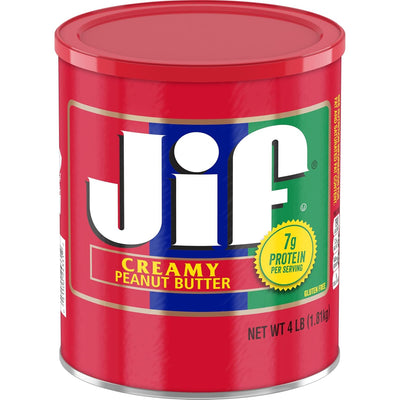 Jif Creamy Peanut Butter, 4 Pounds
