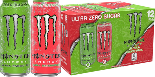 Monster Energy Ultra Fiesta Mango, Sugar Free Energy Drink, 16 Ounce (Pack of 15)