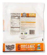 La Tortilla Factory Organic Traditional Flour Tortillas, Non-GMO, 6-Count, 7.62 Ounce