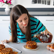 Wholesome Yum Zero Sugar Maple Syrup (Keto Maple Syrup) With Monk Fruit & Allulose - Natural Sugar Free Pancake Syrup - Non GMO, Low Carb, Gluten Free, Vegan, No Aftertaste (12 fl oz)