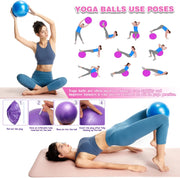 Pilates Essentials Kit for Women, Better Me Pilates Kit for Home Workouts, Pilates Rings Booty Bands for Working Out Glutes Yoga Ball 25cm Figure 8 Resistance Band Yoga Bands for Stretching