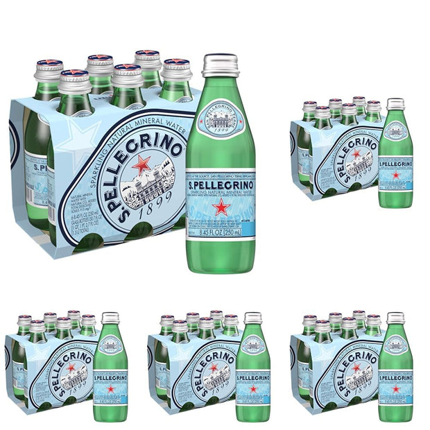 S.Pellegrino Sparkling Natural Mineral Water, 8.45 Fl Oz (pack of 6)