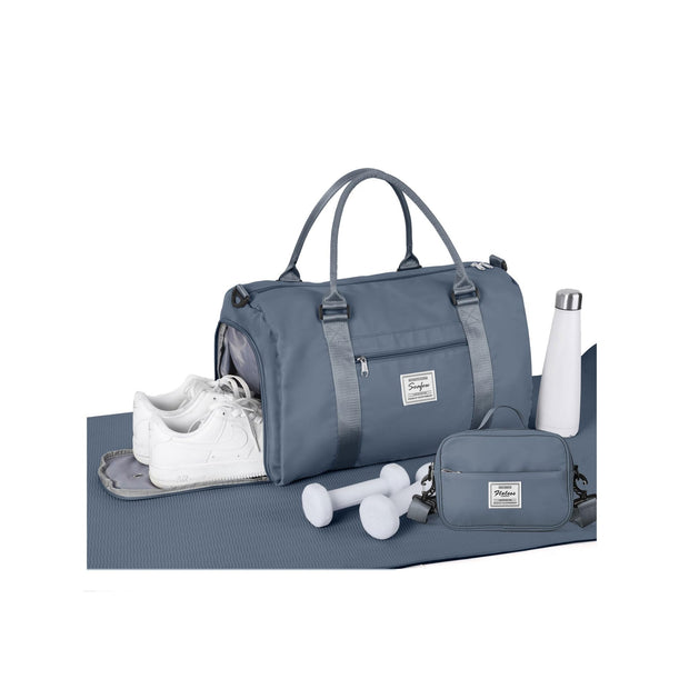 Weekender Duffel Bags for Women Men, Travel Totes Bag for Airplane, Cute Sports Gym Dance Overnight Luggage Bag with Wet Pocket Shoe Compartment, Carry On Hospital Bag for Labor and Delivery