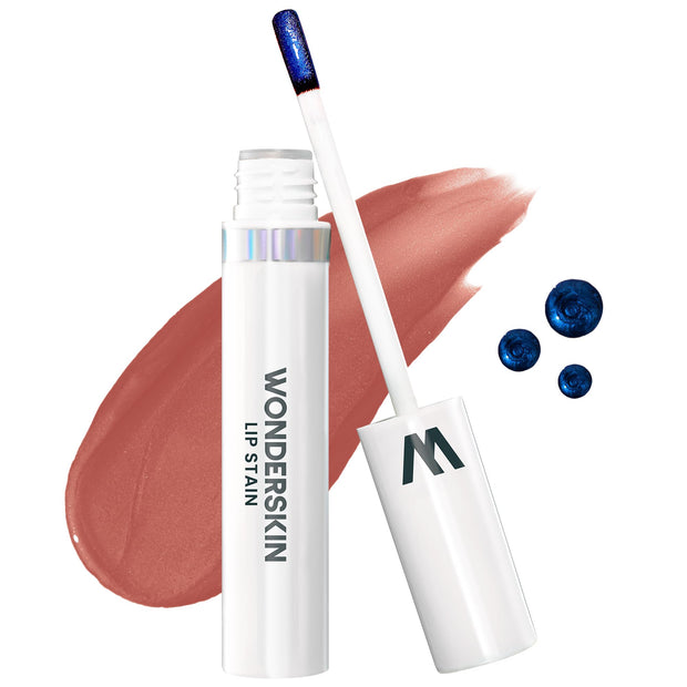 Wonderskin Wonder Blading Lip Stain Peel Off Masque - Long Lasting, Waterproof and Transfer Proof Nude Lip Tint, Matte Finish Peel Off Lip Stain (Whimsical Masque)