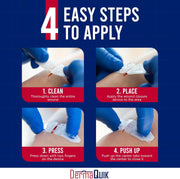 Laceration Kit - 2 Patented Laceration Closure Strips, Upgrade from Small Butterfly Bandages Wound Closure Strips, Breathable, Zip Stitchless Kit for Kids to Elderly - Home & Field Use