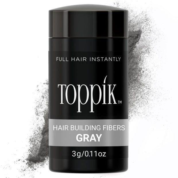 Toppik Hair Building Fibers, Fill In Fine or Thinning Hair Instantly Thicker, Fuller Looking Hair 9 Shades,4 size options