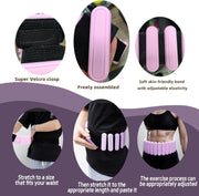 Silicone Adjustable Weighted Belt for Men & Women – DIY Weighted Walking & Exercise Belt with Removable Weights – Gym, Strength Training, Yoga, Hiking – Free Weight Adjustment for Wrist & Ankle