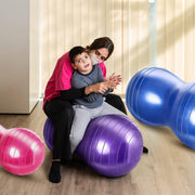 Jexine 3-Piece Anti-Burst Peanut Shape Ball Set - Exercise Yoga Balance Stability Ball for Kid Therapy, Pregnancy, and Home Gym, Includes 1 Pump, 3 Size Options