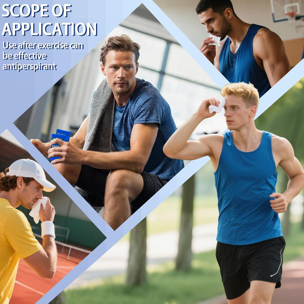 Mini Deodorant Body Wipes 50 pieces of deodorant Wipes And Travel To Clean Skin And Travel Deodorant Individually Wrap Hypoallergenic For Female Male Teenagers