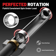 PAPABABE Olympic Barbell, 2-inch 45lb/35lb Weight Bar for Strength Training. 6.5ft/7ft Olympic Bar, 1000lb Plus Capacity, Chrome/Zinc Plating, knurled Grip for Bench Press Deadlift Squat