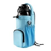 Magnetic Gym Bag for Men and Women, Magnetic Water Bottle Holder for Gym, Small Gym Bag, Gym Gifts,Gym Accessories (Black)