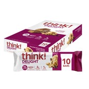 think! Delight Protein Bars, Chocolate Peanut Butter Pie, Low Sugar & Low Carb Gluten-Free Snack, Keto Friendly Snacks, 12 Count (Packaging May Vary)