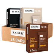 RXBAR Protein Bars, 12g Protein, Gluten Free Snacks, Chocolate Lovers Variety Pack (5 Boxes, 25 Count)