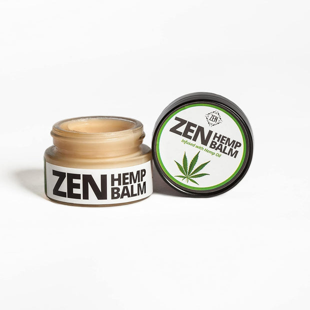ZEN Hemp Balm for Relief, Hemp Oil Extract for Joints, Back, Neck and Elbows, Hemp Infused Topical Cream - 0.7 oz (Pack of 1)