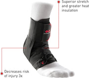 McDavid Ankle Brace Ultralight for Sprained Ankle, Figure 8 Ankle Braces, Lace up Ankle Brace, Ankle Braces for Men and Women, Ankle Support Brace and Stabilizer