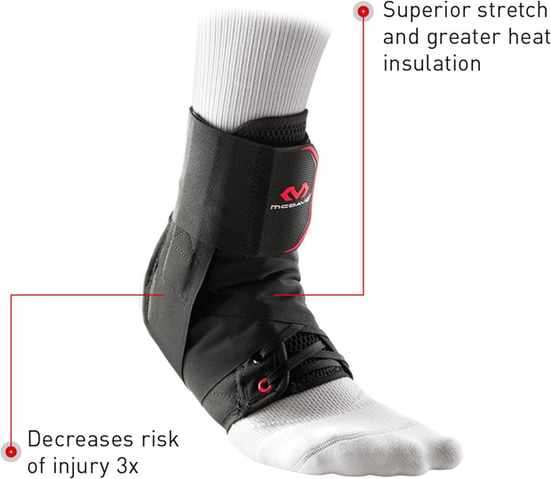 McDavid Ankle Brace Ultralight for Sprained Ankle, Figure 8 Ankle Braces, Lace up Ankle Brace, Ankle Braces for Men and Women, Ankle Support Brace and Stabilizer