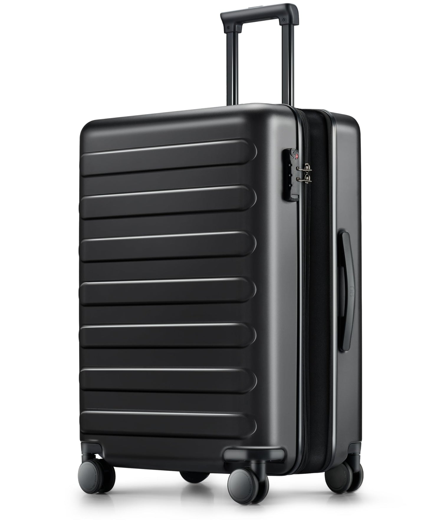 NINETYGO Carry On Luggage 22x14x9 Airline Approved, 20 Inch Luggage with Smooth Spinner Wheels, Lightweight, Hard Shell PC Suitcase Carry-On, Travel Luggage, TSA Approved (Pink, Rhine Basic)