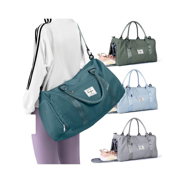 Weekender Duffel Bags for Women Men, Travel Totes Bag for Airplane, Cute Sports Gym Dance Overnight Luggage Bag with Wet Pocket Shoe Compartment, Carry On Hospital Bag for Labor and Delivery