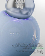 YOTTOY Anti-Burst Exercise Ball for Working Out, Yoga & Pregnancy, Extra Thick Workout Ball for Physical Therapy & Fitness