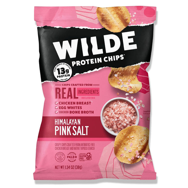 WILDE Buffalo Protein Chips, Thin and Crispy, High Protein, Keto Friendly, Made with Real Ingredients, 2.25oz Bags (Pack of 8)…