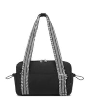 Small Gym Bag for Women Mini Duffle Bag with Wet Compartment, Lightweight Waterproof Cute Tote for Girls Workout Sport Travel, Black