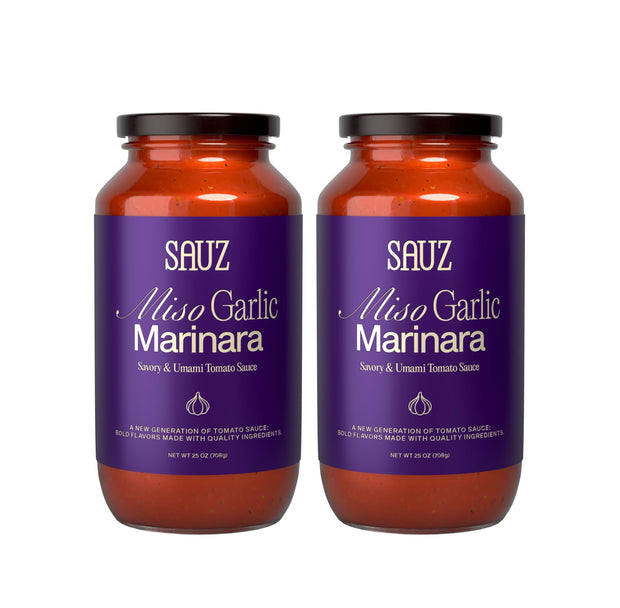 Sauz | Variety Pack, 25 Oz Jars (4-Pack), Includes Hot Honey Marinara, Creamy Calabrian Vodka, Wild Rosemary, Summer Lemon, Gluten-Free, Non-GMO, Multi-Use, Clean Ingredients – Small Batch Craft Sauces