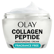Olay Collagen Peptide Face Moisturizer, Firm & Smooth Cream -Fragrance-Free - Hydrating, Firming, Anti-Aging, Anti-Wrinkle, Firming, Smoothing - Recyclable Sustainable Eco Jar, Non-Greasy, 2 Oz