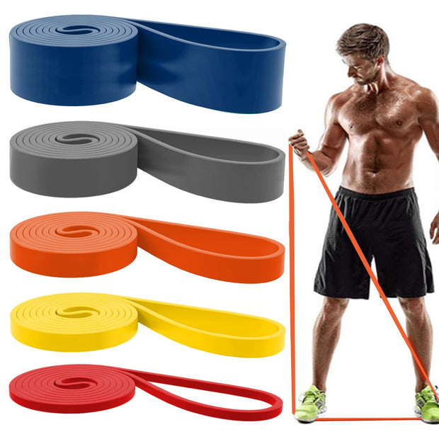 Resistance Bands, Pull Up Assist Bands - Workout Bands, Eexercise Bands, Long Resistance Bands Set for Working Out, Fitness, Training, Physical Therapy for Men Women