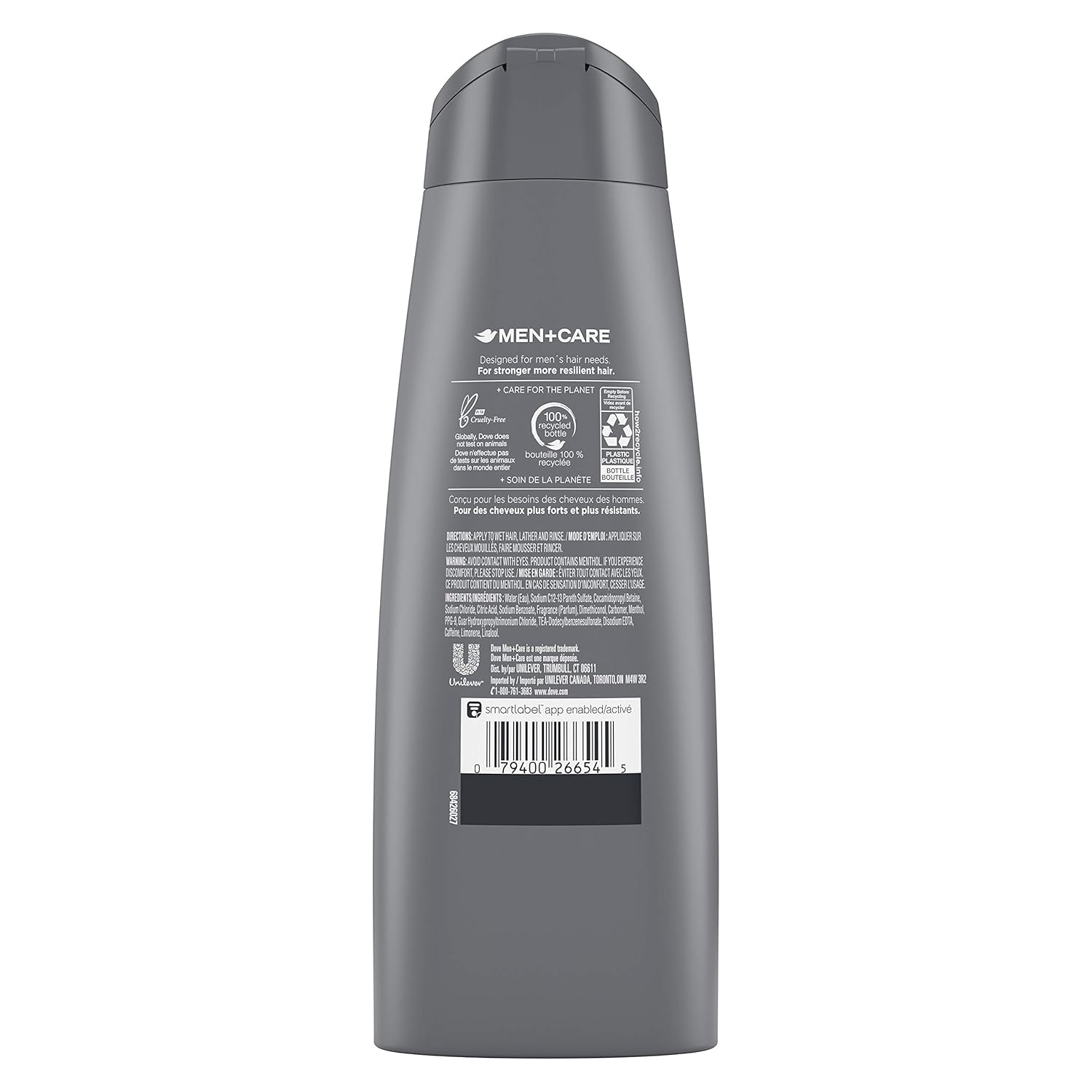 Dove Men+Care Fortifying 2 in 1 Shampoo and Conditioner for Normal to Oily Hair Fresh and Clean with Caffeine Helps Strengthen and Nourish Hair 12 oz